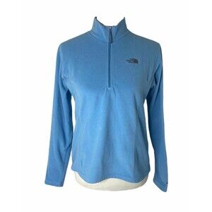 The North Face Girl's Fleece Pullover Blue TKA-100 Series Long Sleeve Size XL